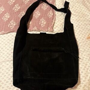 Free People Black Suede Bag